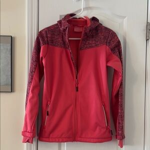 Vibrant Pink and Red Hoodie